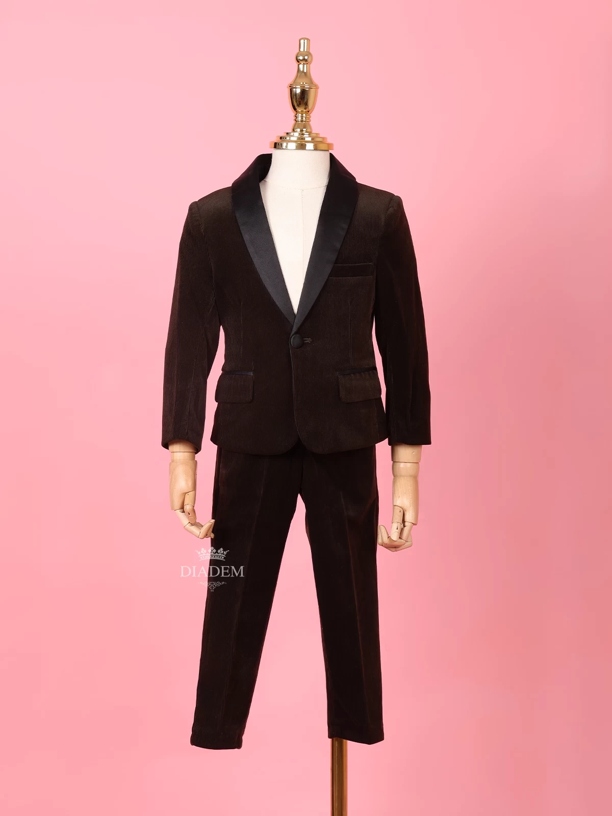 Velvet Tuxedo Coat and Suit for Boys