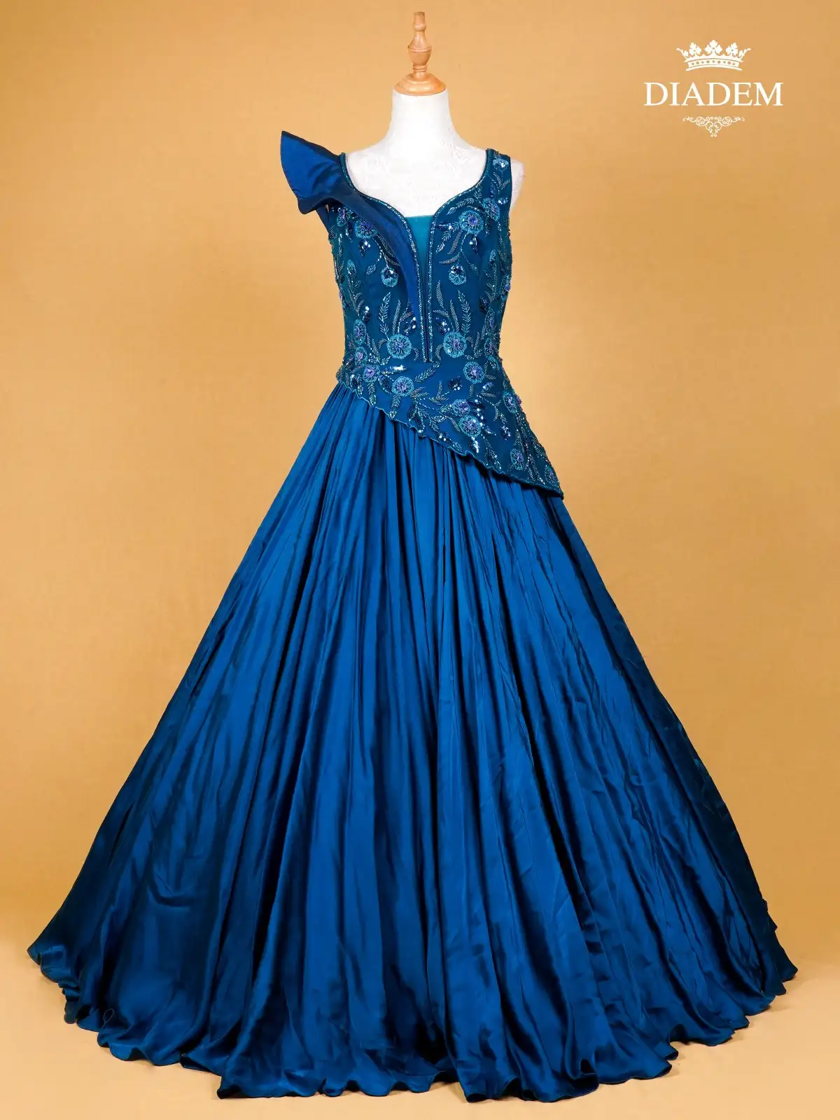 Women blue long dress – Godshandfashion