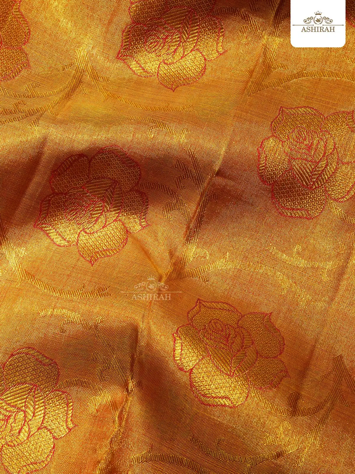 Yellow Pure Kanchipuram Silk Saree With All Over Zari Brocade On The Body And Manga Motifs Zari Border