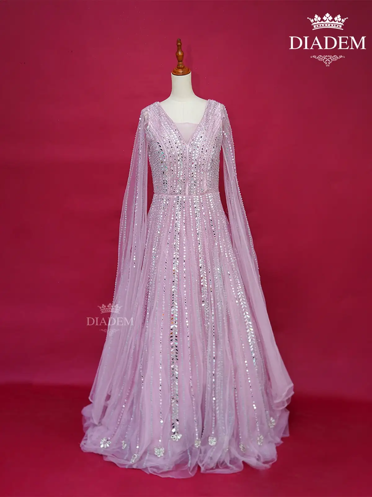 Embroidered Work Trendy Gown [Video] | Gowns, Gowns online, Designer gowns
